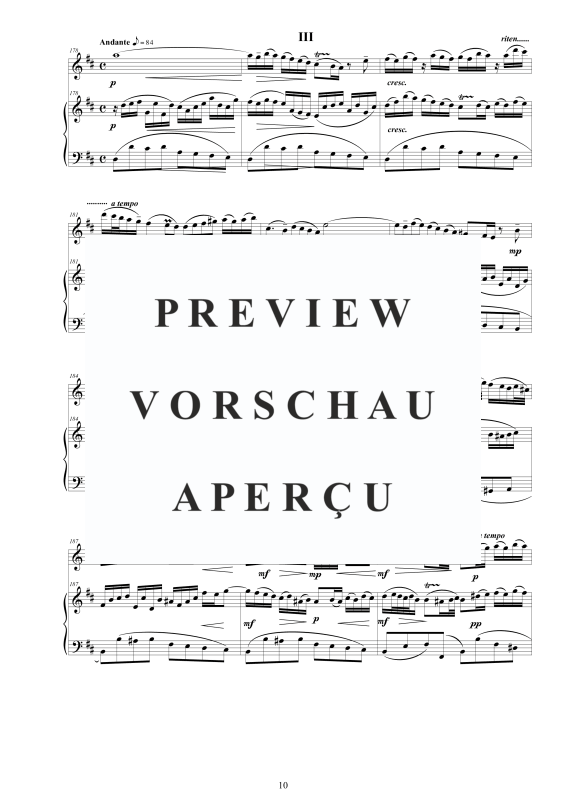 Produktgalerie: Seite 11 von 11 Flöten Sonate Nr. 1 H-Moll BWV 1014, , Flöte und Cembalo/Klavier