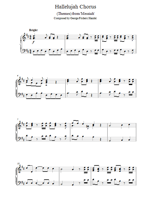 Product gallery: Page 1 of 1 (Themes) from Messiah, George Frideric Handel