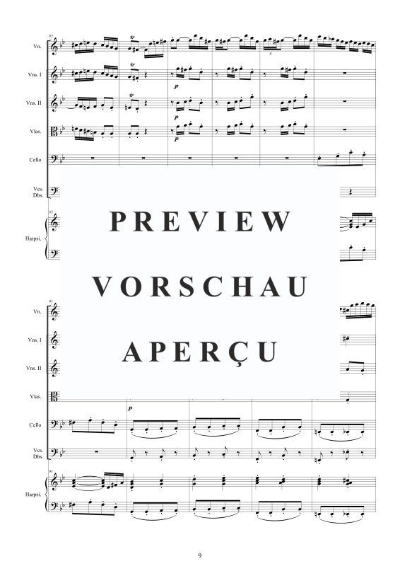 Produktgalerie: Seite 10 von 11 Violin Konzert in G-Moll BWV 1056, , Gemischtes Ensemble Violine, Violoncello, Streicher und Cembalo BC