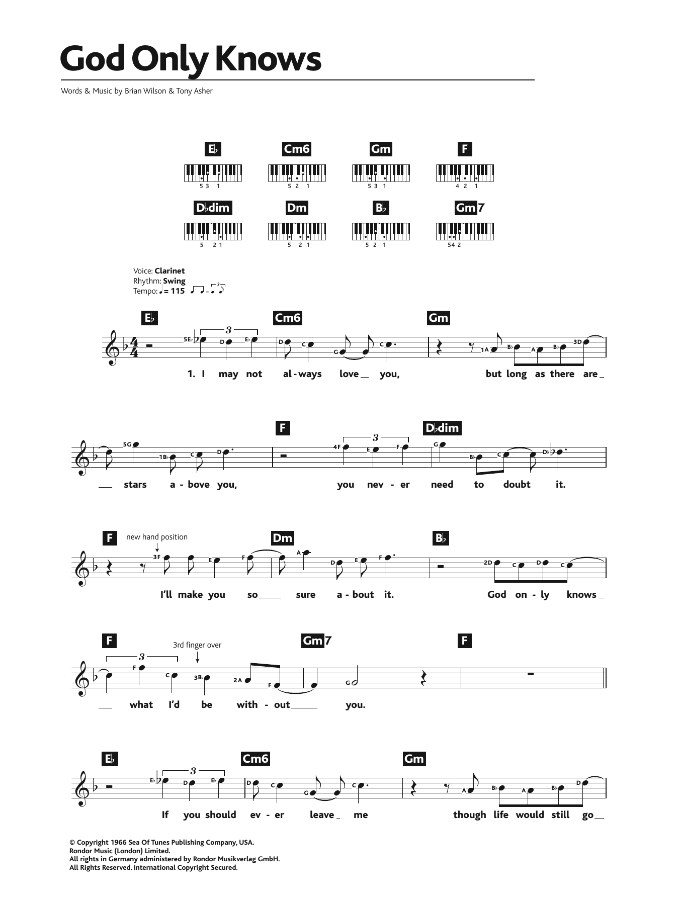 Product picture to:  God Only Knows - The Beach Boys