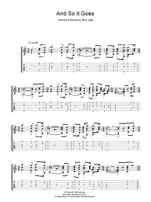 Product gallery: Page 1 of 1 And So It Goes, Billy Joel