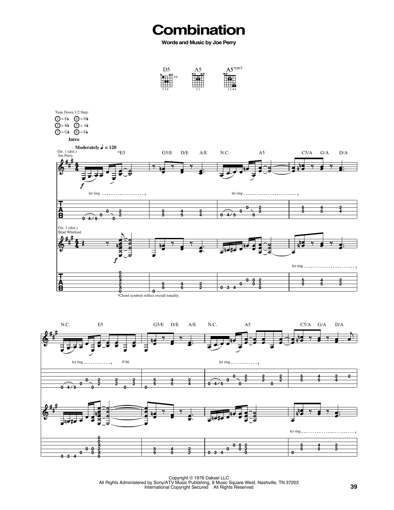 Product gallery: Page 1 of 1 Combination, Aerosmith