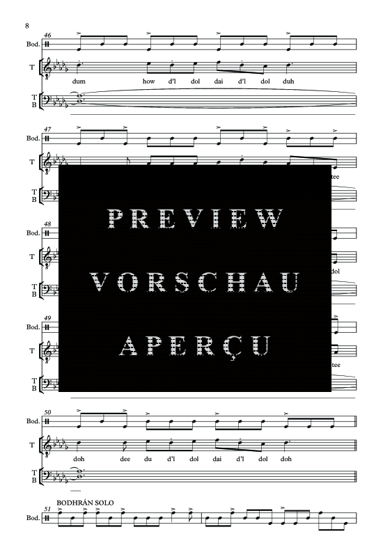Produktgalerie: Seite 11 von 11 Sadhbh Ní Bhruinneallaigh, , Mezzo-Sopran Solo, Gemischter Chor und irische Trommel