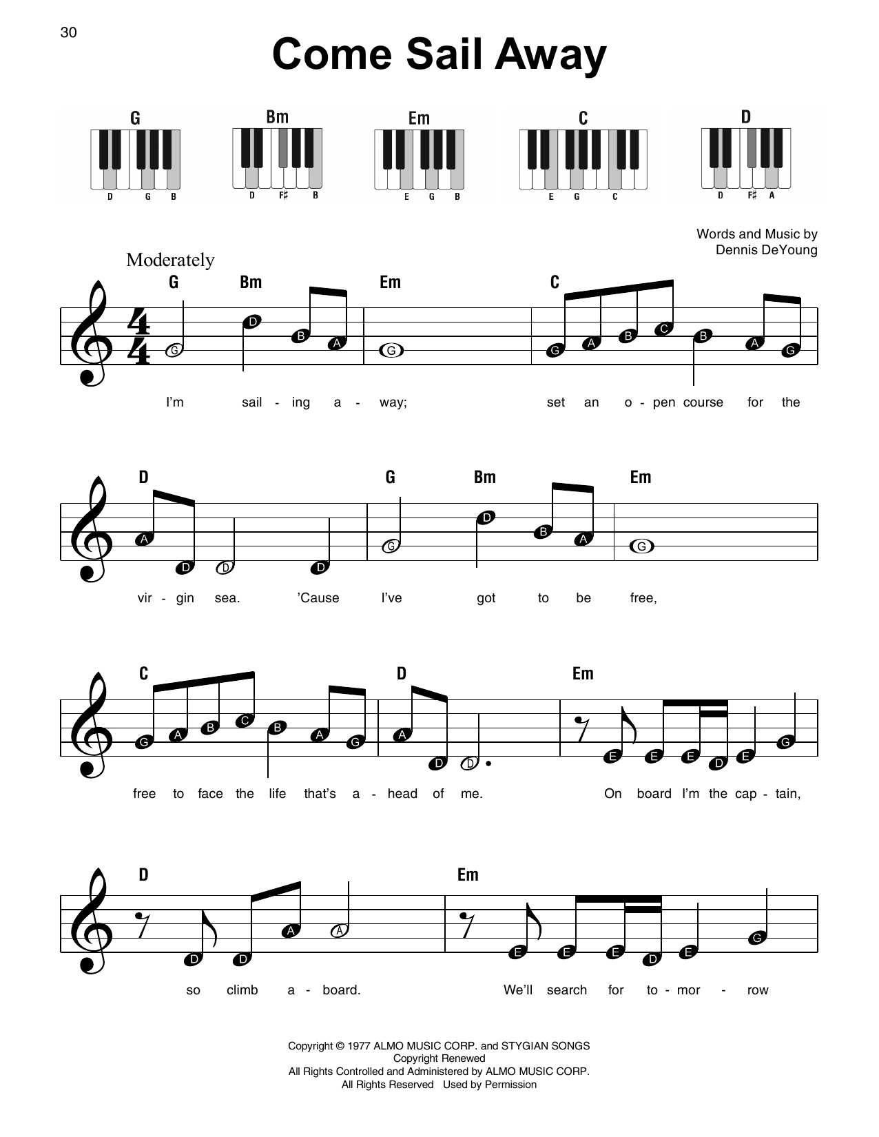 Produktbild zu: Come Sail Away