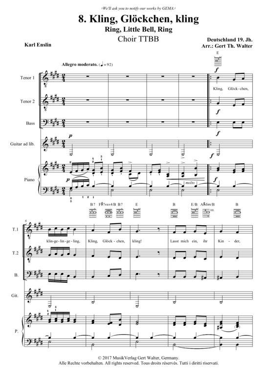 Produktbild zu: Kling, Glöckchen, kling! Traditional