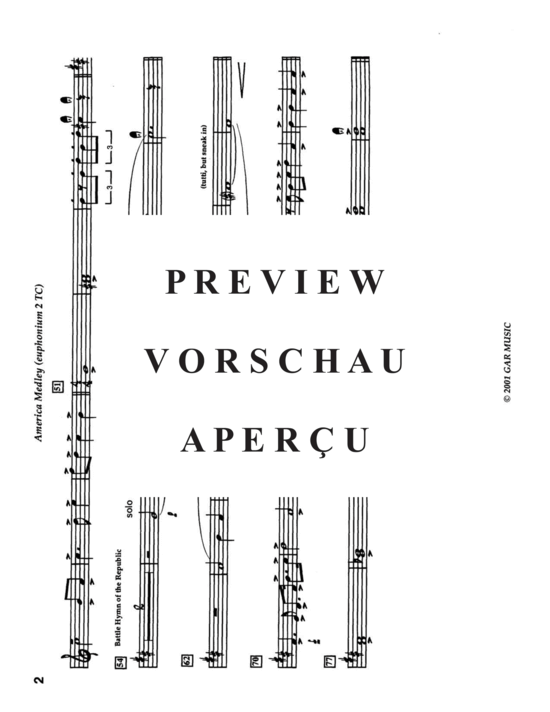 Product gallery: Page 18 of 21 American Medley , , (Tuba Quartett EETT)