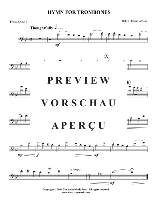 Product gallery: Page 5 of 10 Hymne für Posaunen , , (Trombone ensemble)