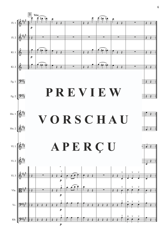 Produktgalerie: Seite 8 von 11 Deutscher Tanz Nr. 8, , Jugendkammerorchester