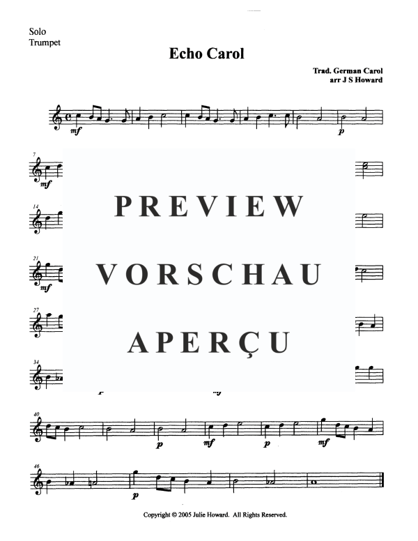 Produktgalerie: Seite 6 von 11 Echo Carol, , BlechblÀser Sextett