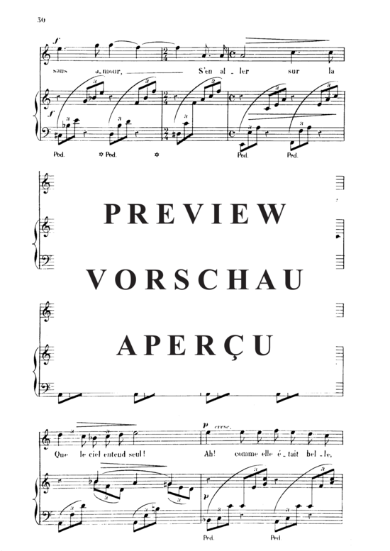 Product gallery: Page 5 of 6 La chanson du pêcheur Op.4 No.1, , High Voice and Piano