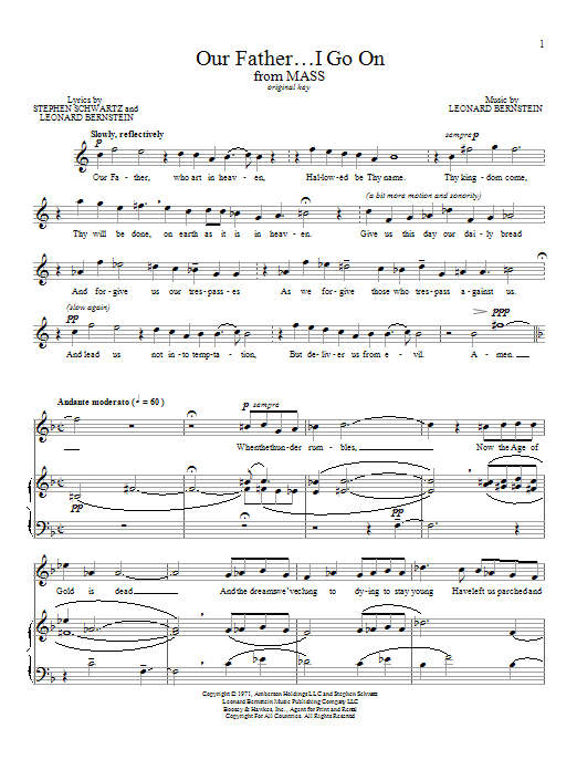 Produktbild zu: Our Father... I Go On