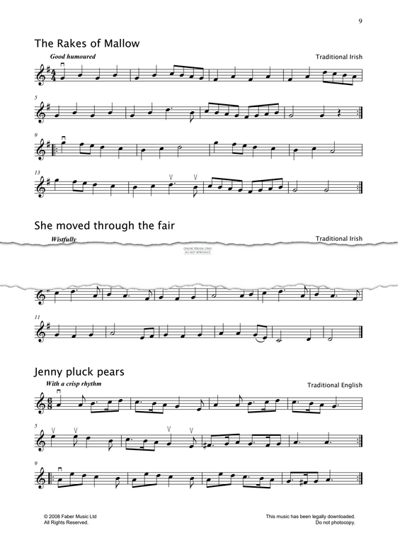 Produktgalerie: Seite 1 von 1 The Rakes Of Mallow, Irish Traditional, Violine