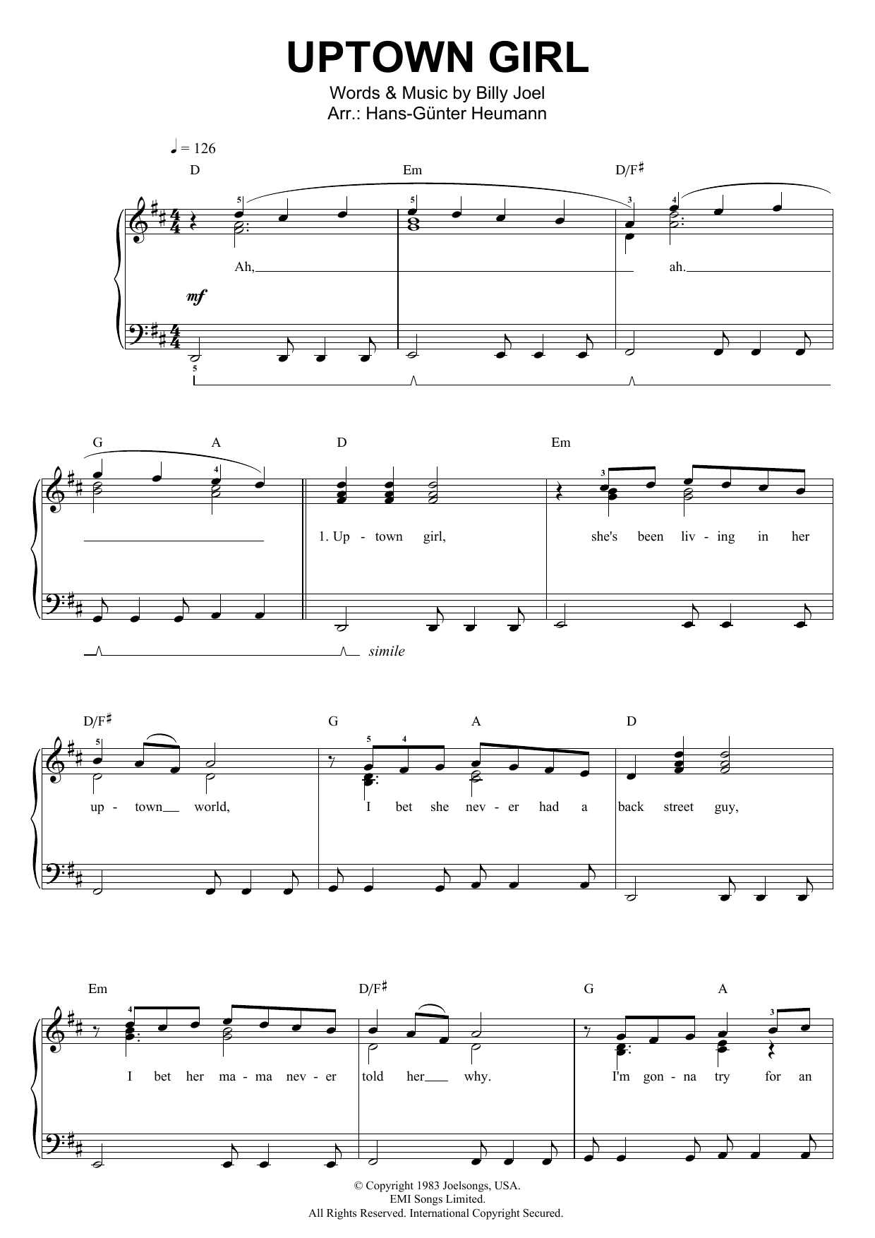 Produktbild zu: Uptown Girl