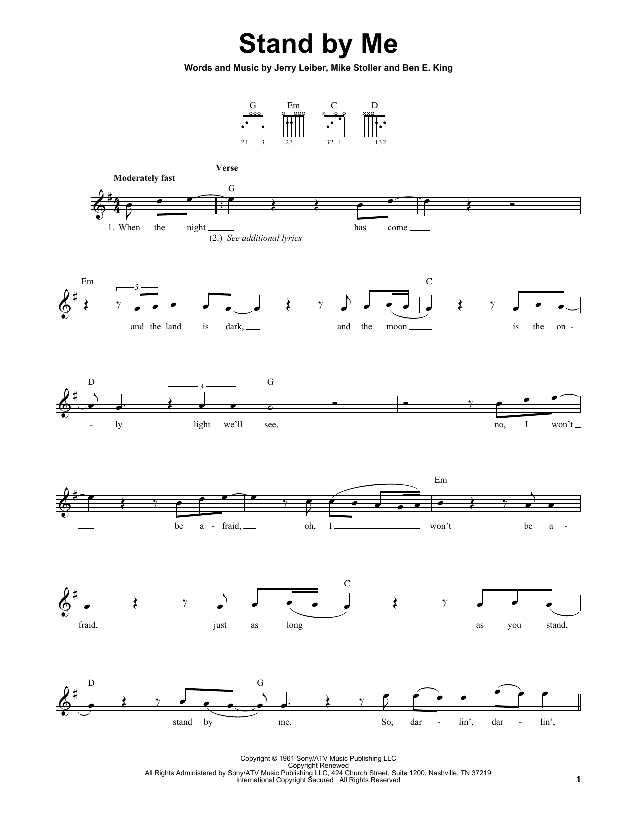 Product gallery: Page 1 of 1 Stand By Me, Ben E. King