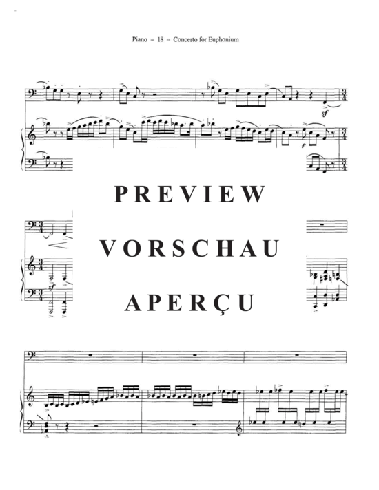 Product gallery: Page 20 of 21 Concerto for Euphonium , , (euphonium + piano)