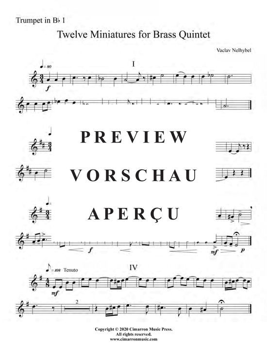 Produktgalerie: Seite 15 von 21 12 Miniatures , , (Blechbläser Quintett)