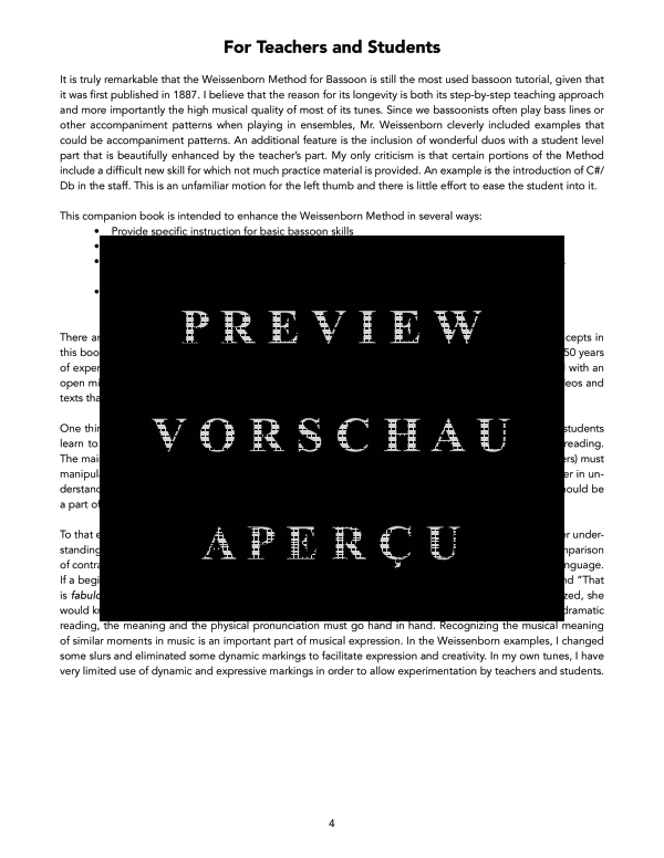 gallery: Weissenborn Companion for Bassoon, The, , (Fagott Solo)