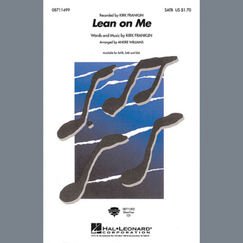 cover: Lean On Me, Kirk Franklin