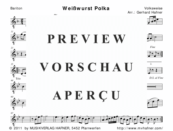 Product gallery: Page 9 of 11 Weisswurst Polka, , (woodwind and brass)