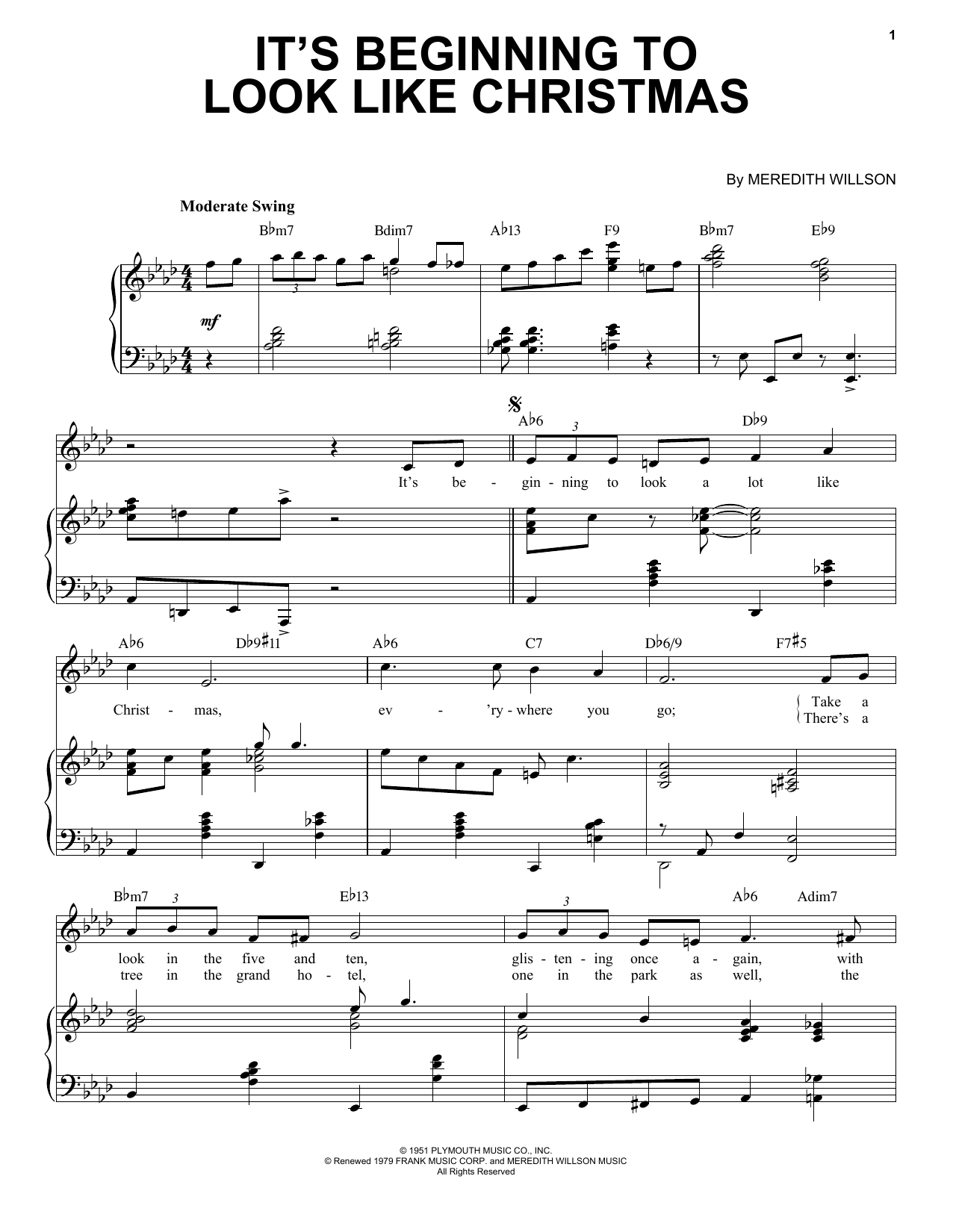 Product picture to: It's Beginning To Look Like Christmas [Jazz Version] (arr. Brent Edstrom)