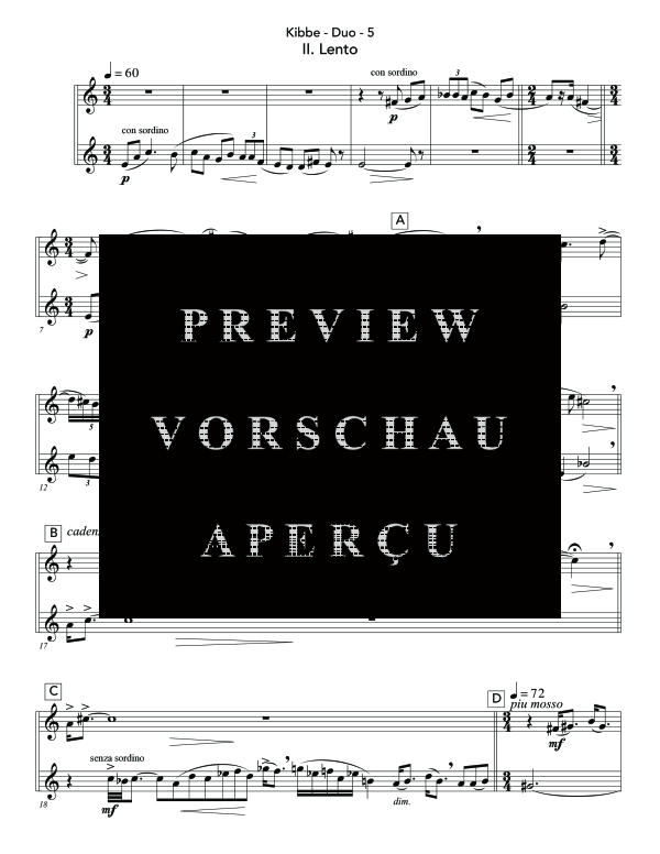 Produktgalerie: Seite 9 von 11 Duo, Op. 105, , (Blechbläser Duo Trompete in B und Horn in F)
