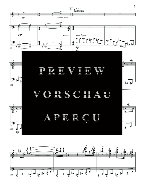 Product gallery: Page 11 of 11 E-Type Jag, , (clarinet in Bb and piano)