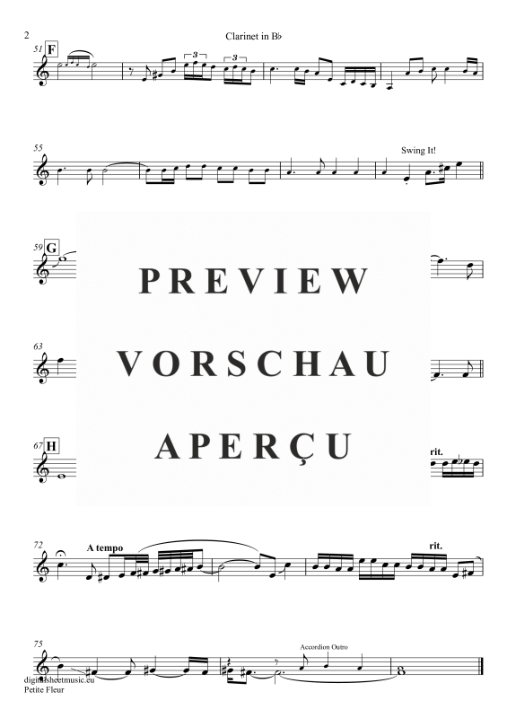 Produktgalerie: Seite 6 von 6 Petite Fleur, Tex, Pete, Trompete in B