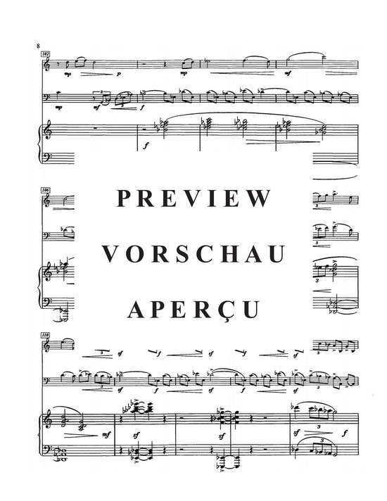 Product gallery: Page 11 of 21 Canticles , , (clarinet, cello and piano)
