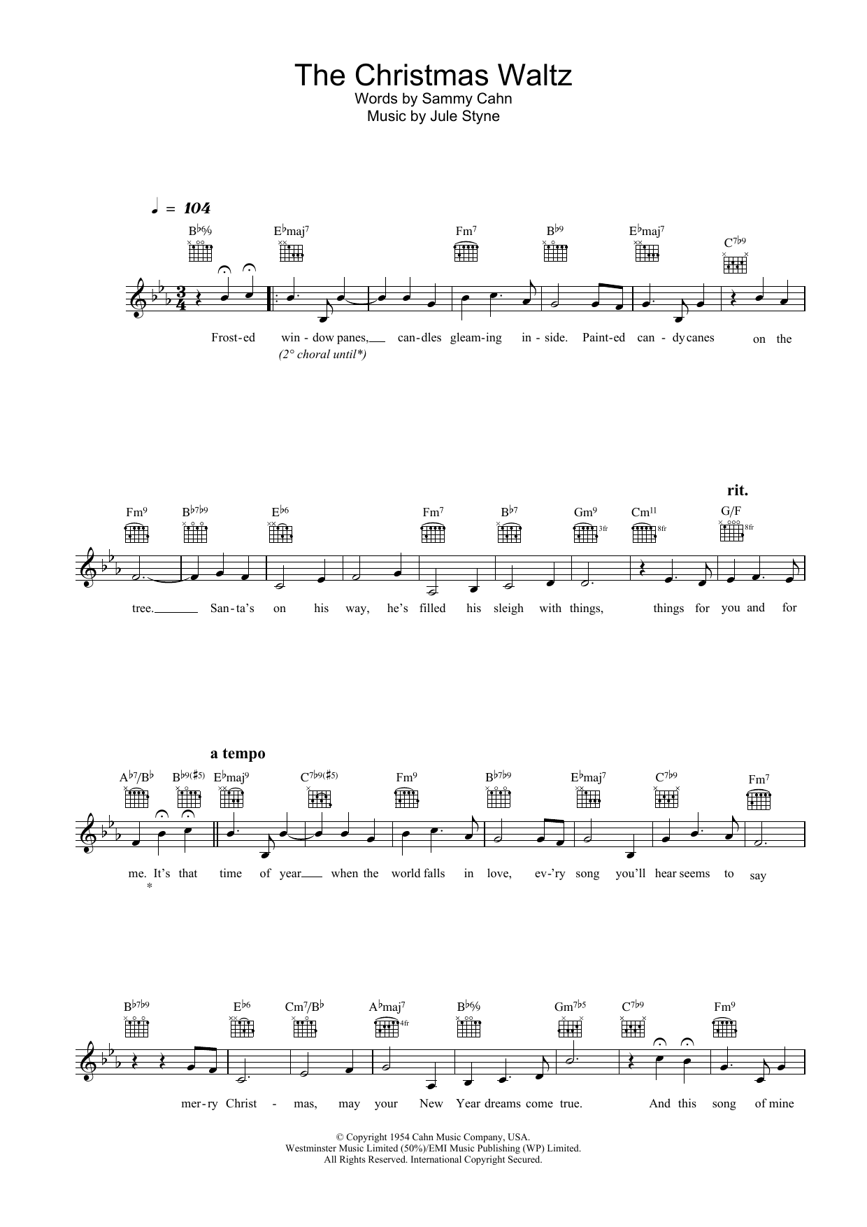 Produktbild zu: The Christmas Waltz