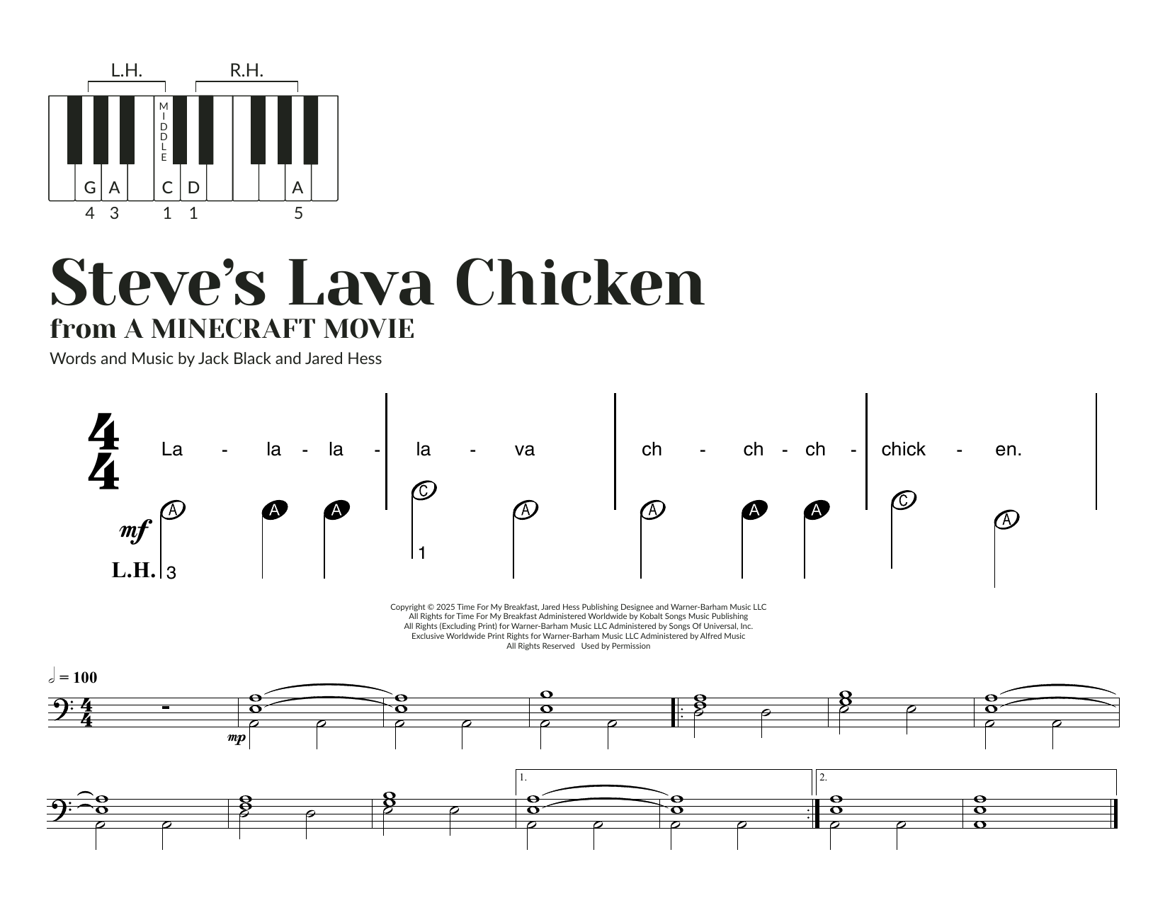 Product picture to: Steve's Lava Chicken (from A Minecraft Movie)