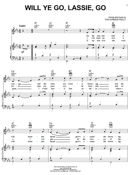 Produktbild zu: Will Ye Go, Lassie, Go
