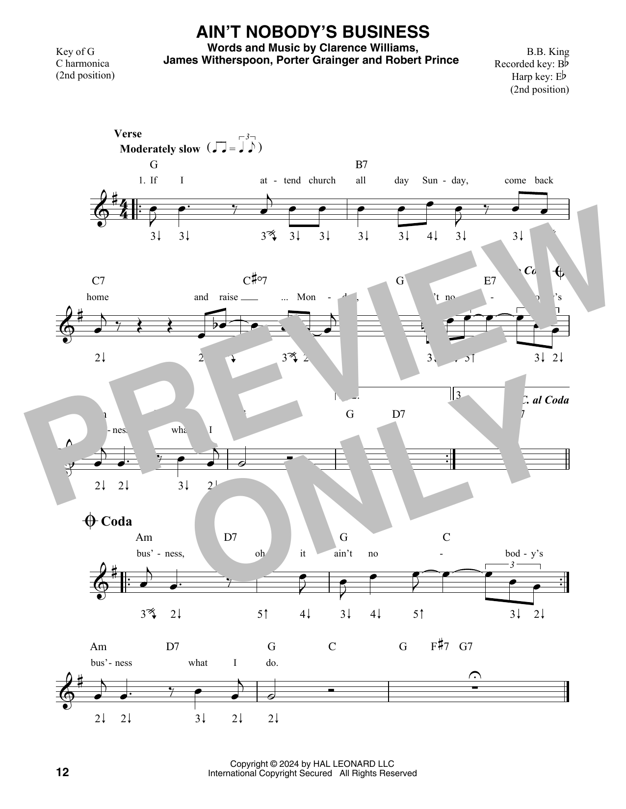 Product gallery: Page 1 of 1 Ain't Nobody's Business, Hank Williams Jr.