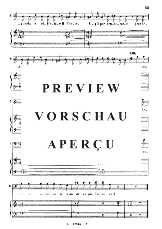 Product gallery: Page 2 of 3 La vendetta, , Bass/Baritone Solo and Piano