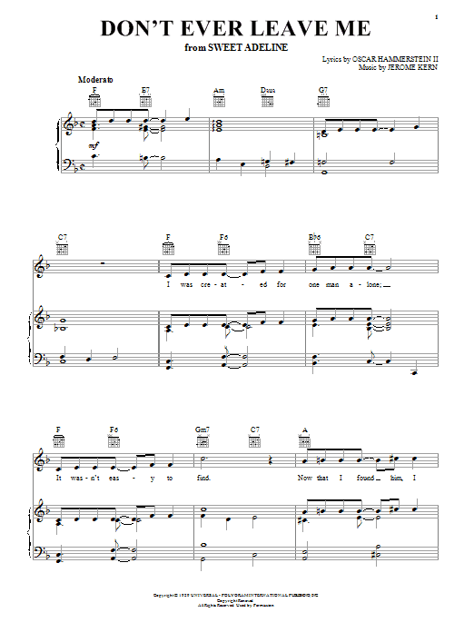 Produktbild zu: Don't Ever Leave Me