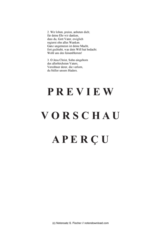 Produktgalerie: Seite 3 von 3 Allein Gott in der Höh sei Ehr , , (Gemischter Chor)