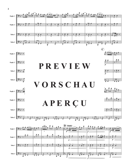 Product gallery: Page 3 of 17 Telegramme Polka , , (2x Baritone, 2x Tuba)