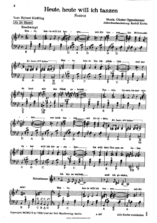 Produktbild zu: Heute, heute will ich tanzen Sonja Siewert 