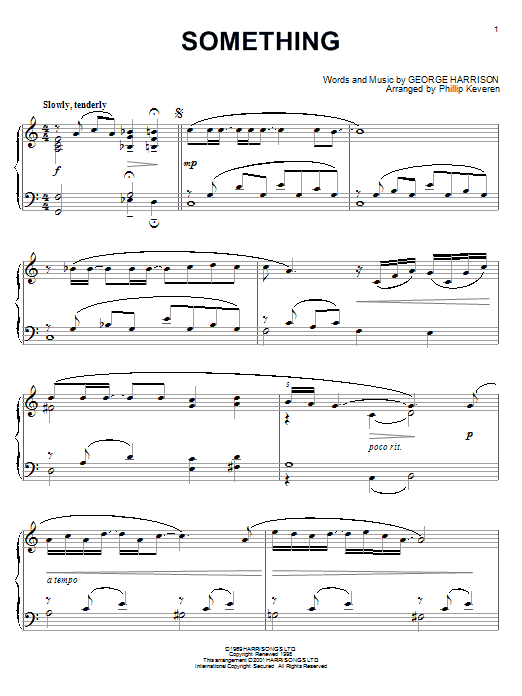 Product picture to: Something (arr. Phillip Keveren)