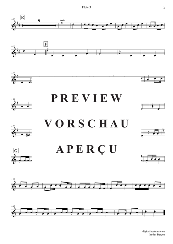 Product gallery: Page 17 of 21 In Den Bergen , Avsenik, Slavko, (flute trio + piano)