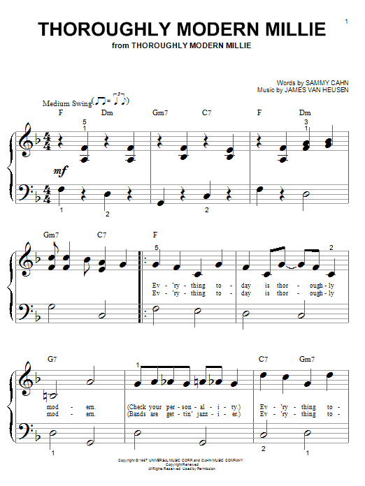 Produktbild zu: Thoroughly Modern Millie