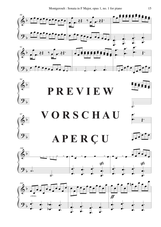 Product gallery: Page 16 of 18 Piano Sonata in F major, Opus 1 no. 1 , Nicolas Horvath, Piano Solo