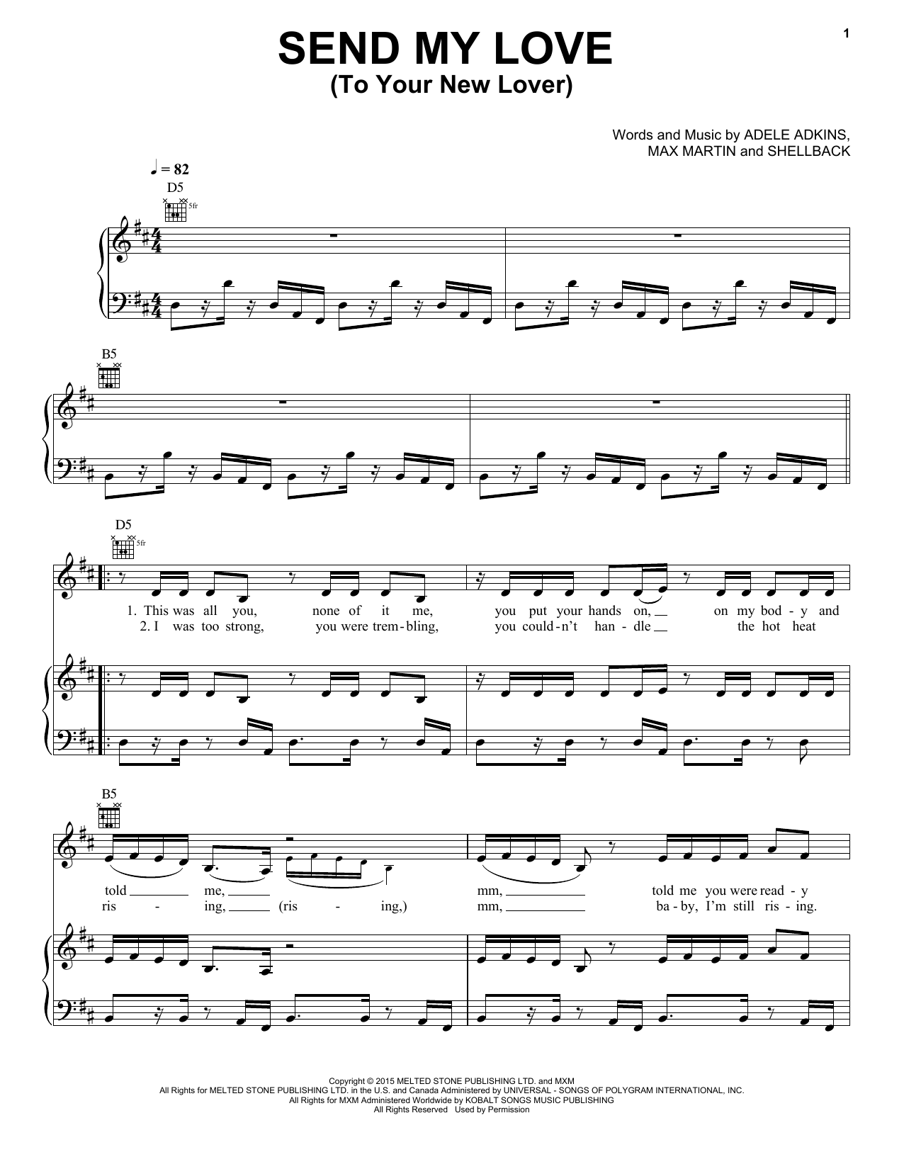 Produktbild zu: Send My Love (To Your New Lover)