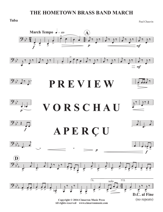 Produktgalerie: Seite 10 von 10 Hometown Brass Band March , , (Blechbläserquintett)