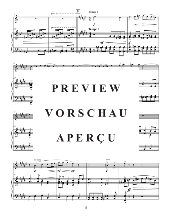 Produktgalerie: Seite 8 von 21 Sonata for Trumpet and Piano , , (Trompete und Klavier)