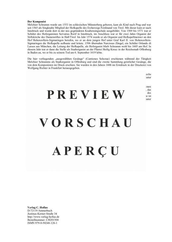 Produktgalerie: Seite 4 von 11 Cantiones Selectae (1606), , Gemischter Chor 5-8 stimmig
