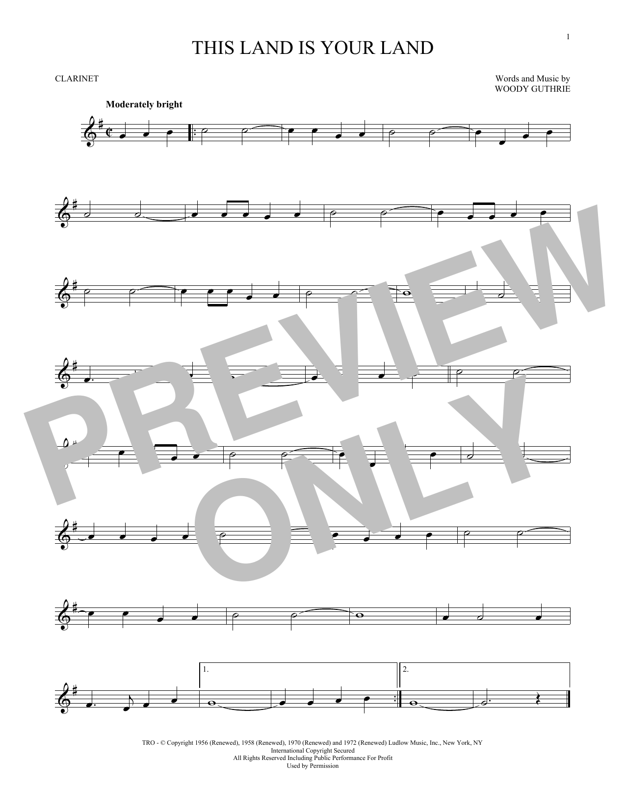 Product gallery: Page 1 of 1 This Land Is Your Land, Woody Guthrie