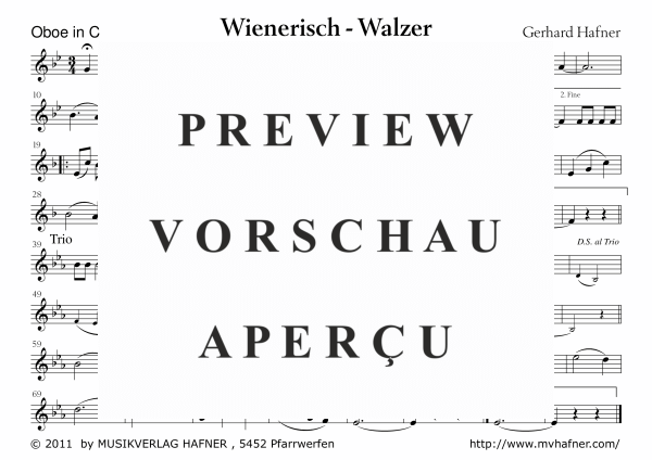 Product gallery: Page 8 of 11 Wienerisch - Walzer, , (large wind orchestra)