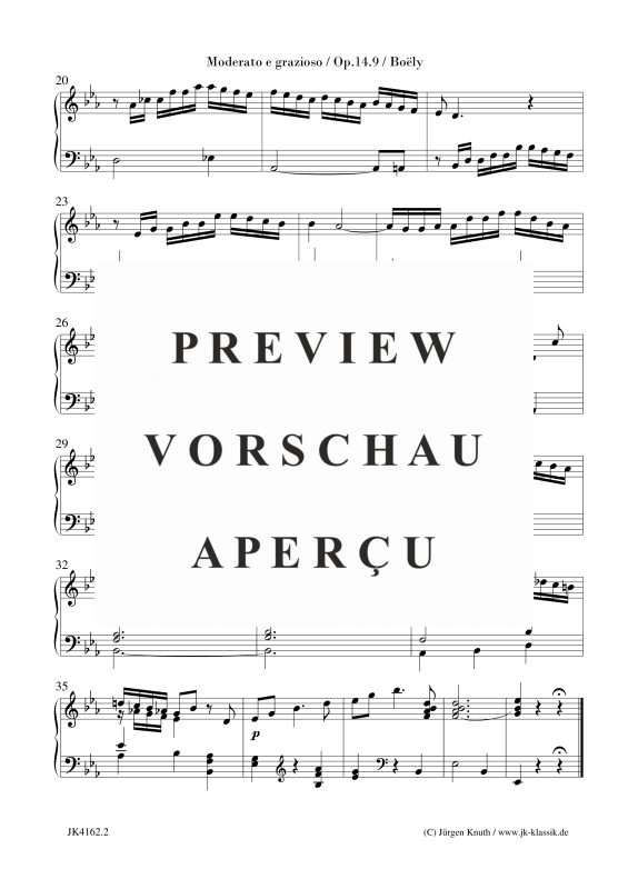 gallery: Moderato e grazioso Op. 14.9, , Klavier Solo