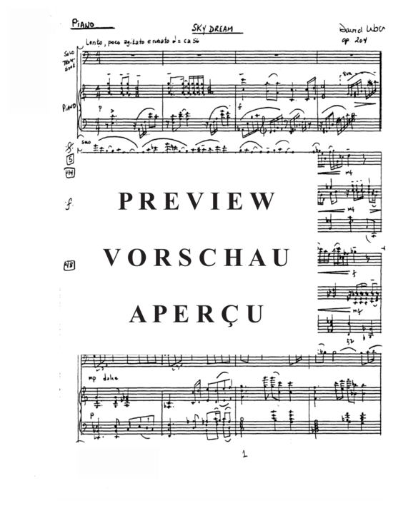 Product gallery: Page 3 of 8 Skydream , , (trombone/euphonium + piano)