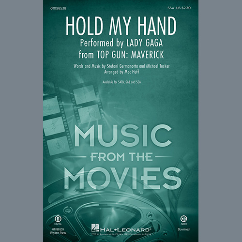 Produktbild zu: Hold My Hand (from Top Gun: Maverick) (arr. Mac Huff)